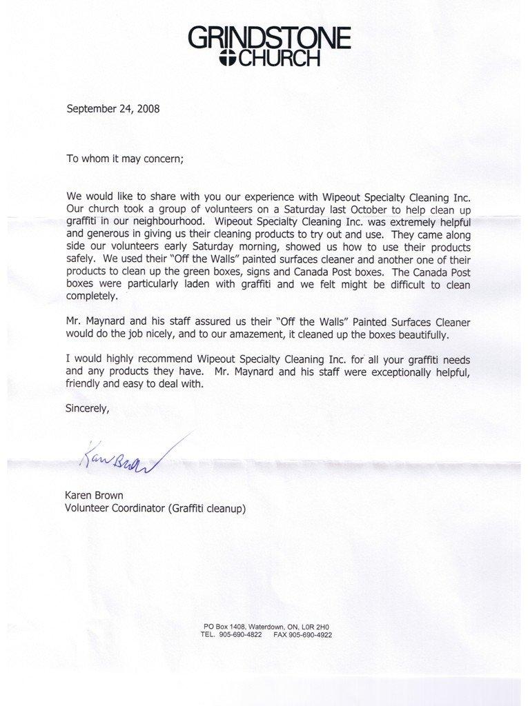 Community Endorsement Community Endorsement Letter